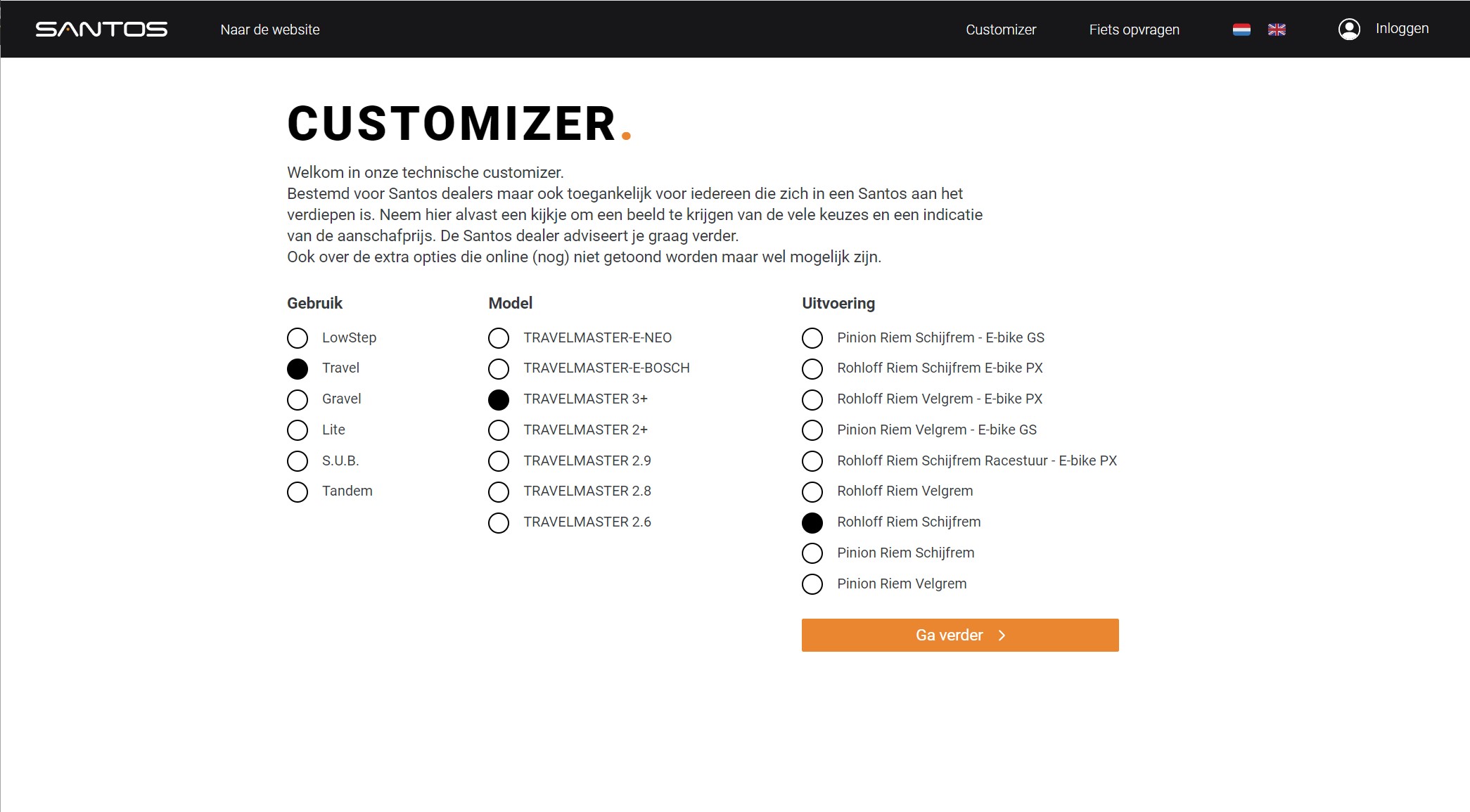 Santos Customizer