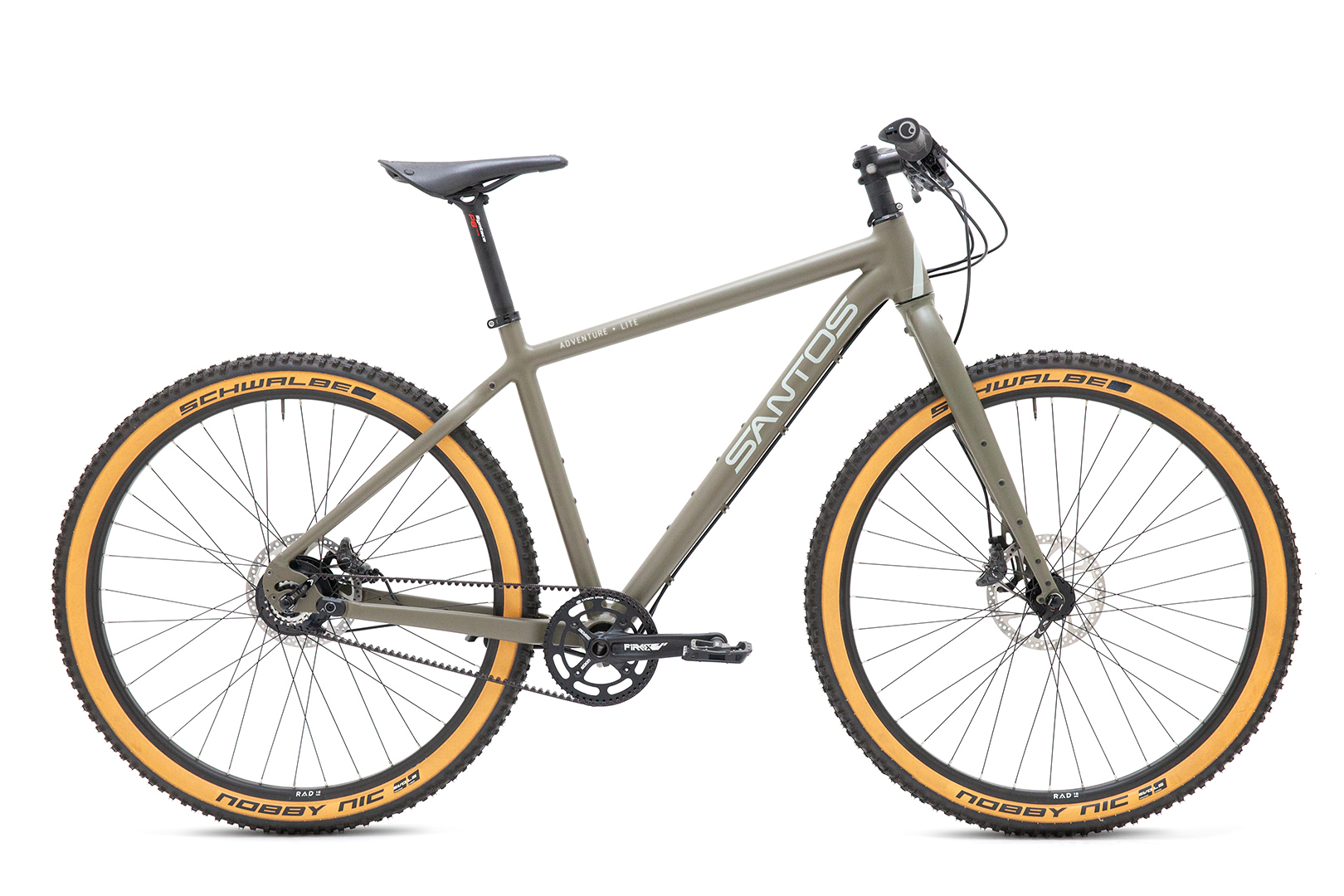 Santos adventure Lite Gun metalic grijs bike packing