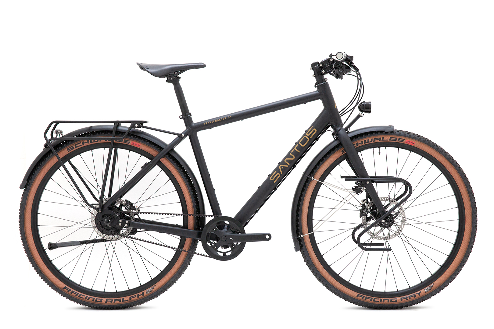 Santos Travelmaster 3+ charcoal mokka reisfiets