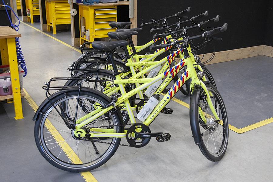 Santos bike patrol Ambulancefiets
