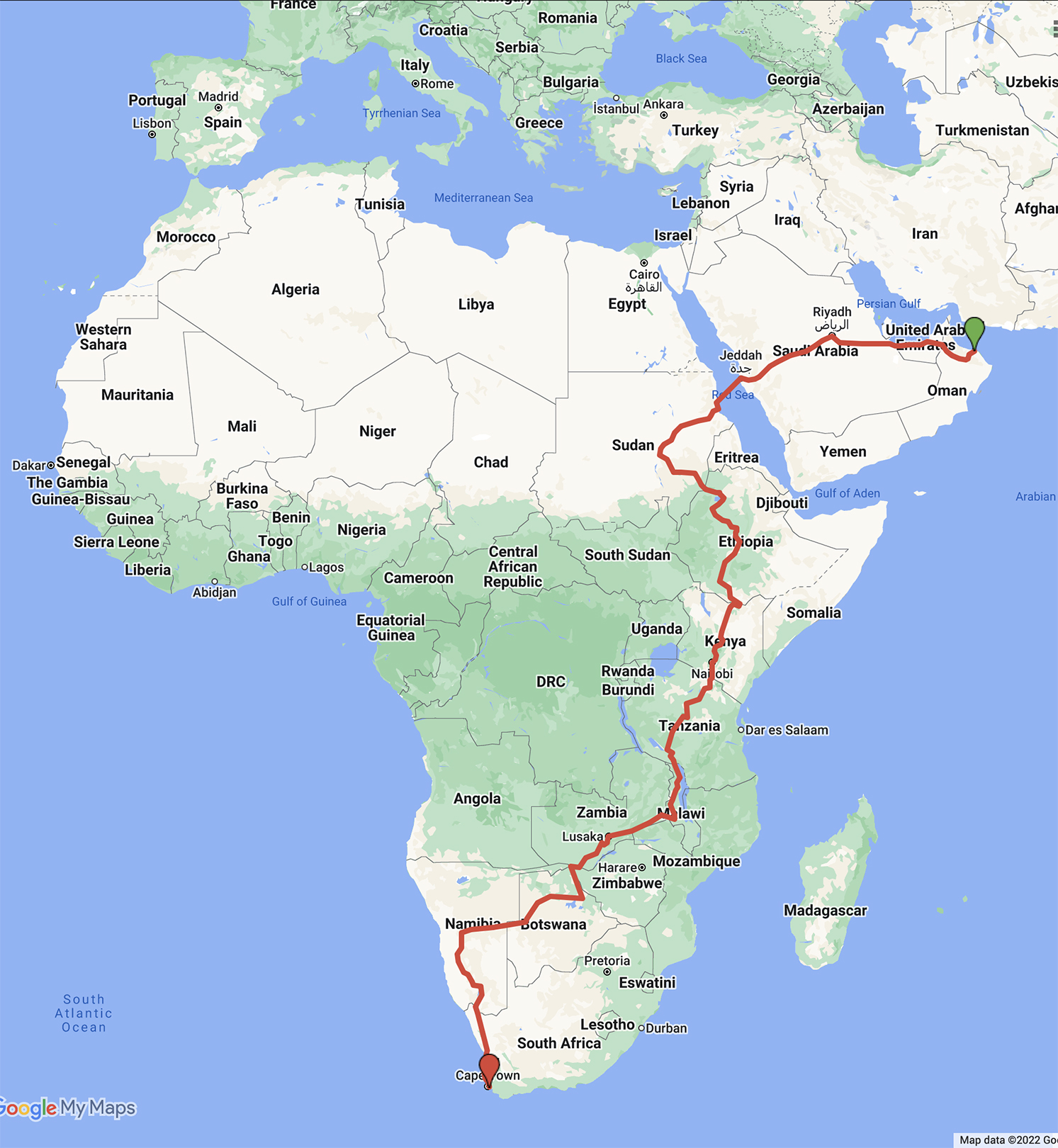 Kamran route