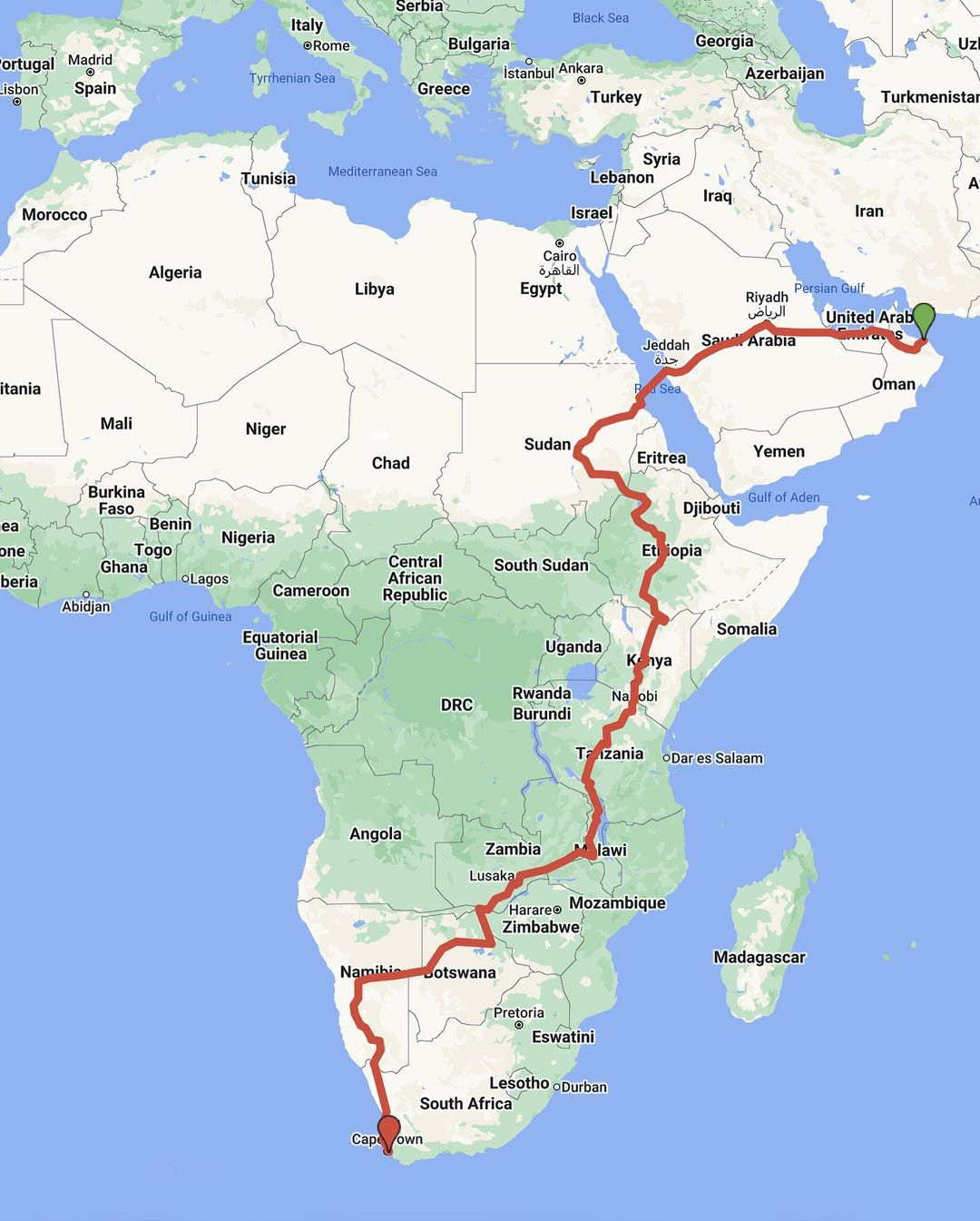 Kamran the journey begins route